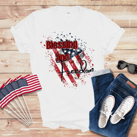 Blessing and Freedom Unisex Softstyle T-Shirt