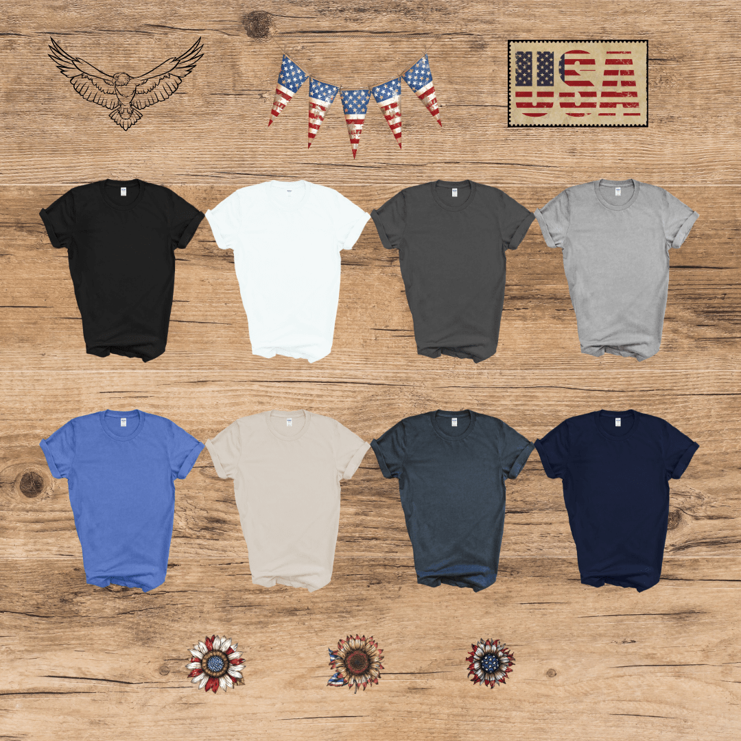 God Bless America 4 Unisex Softstyle T-Shirt