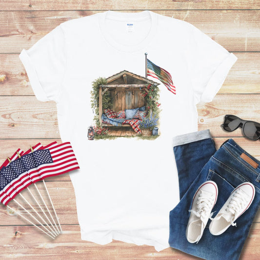 The Comfortable Patriot Unisex Softstyle T-Shirt
