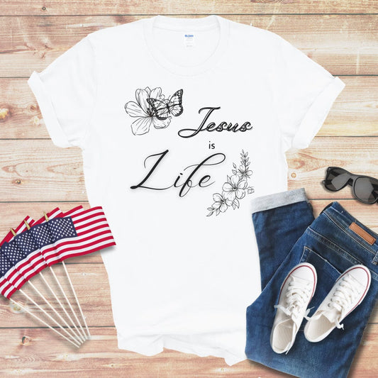 Jesus is Life 2 Unisex Softstyle T-Shirt