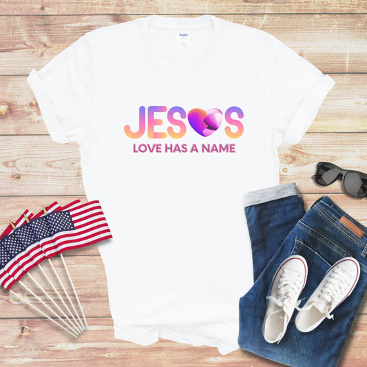 Jesus Love Has a Name 1 Unisex Softstyle T-Shirt