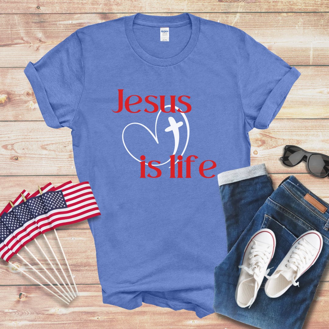 Jesus is Life 3 Unisex Softstyle T-Shirt