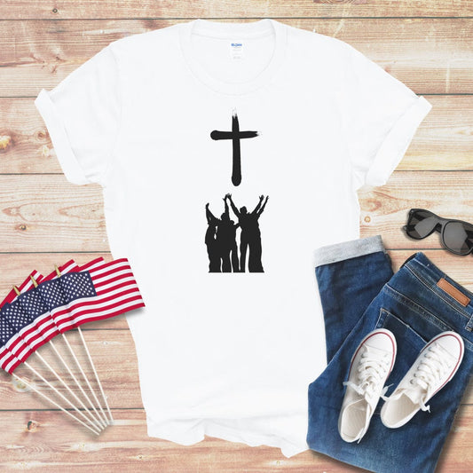 Praising (No words) Unisex Softstyle T-Shirt