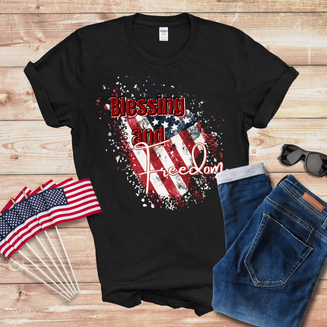 Blessing and Freedom Unisex Softstyle T-Shirt