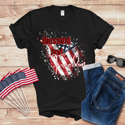 Blessing and Freedom Unisex Softstyle T-Shirt