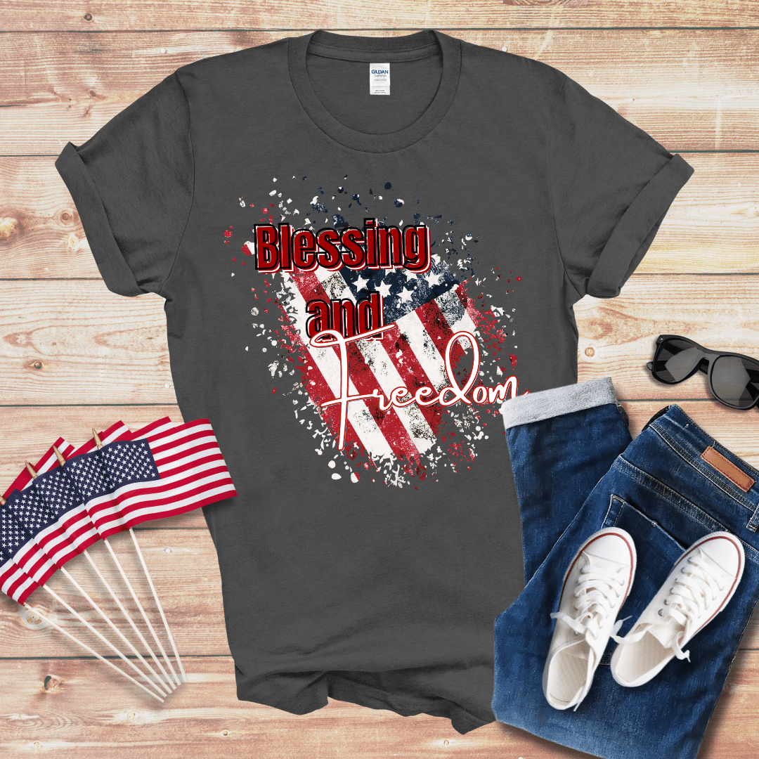 Blessing and Freedom Unisex Softstyle T-Shirt