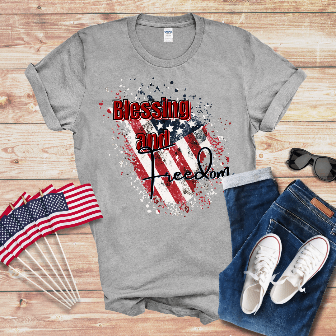 Blessing and Freedom Unisex Softstyle T-Shirt