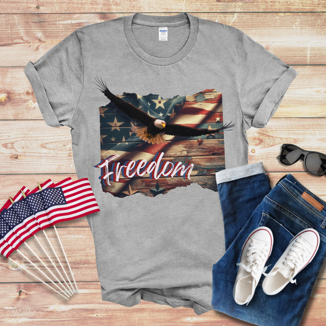 Freedom Eagle 1 Unisex Softstyle T-Shirt