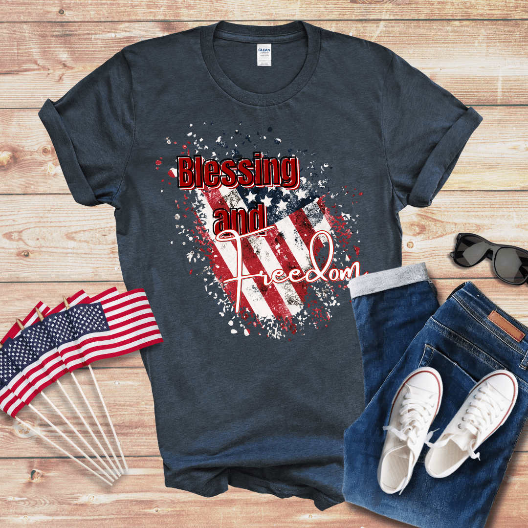 Blessing and Freedom Unisex Softstyle T-Shirt