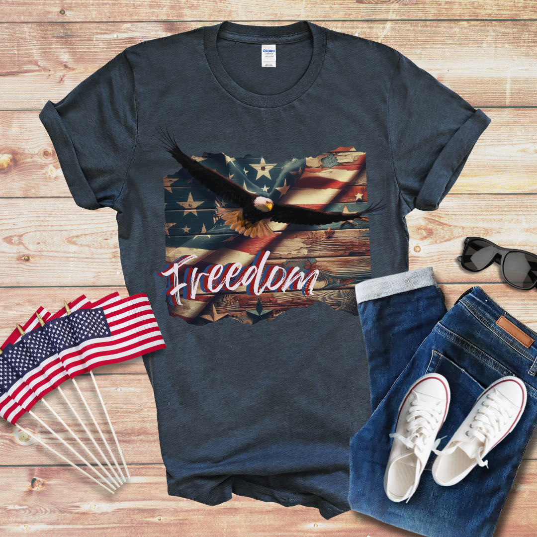 Freedom Eagle 1 Unisex Softstyle T-Shirt