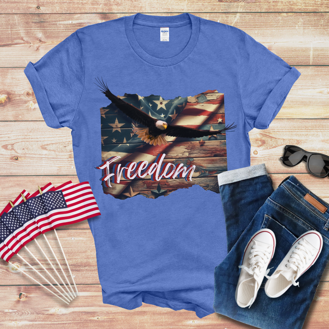 Freedom Eagle 1 Unisex Softstyle T-Shirt