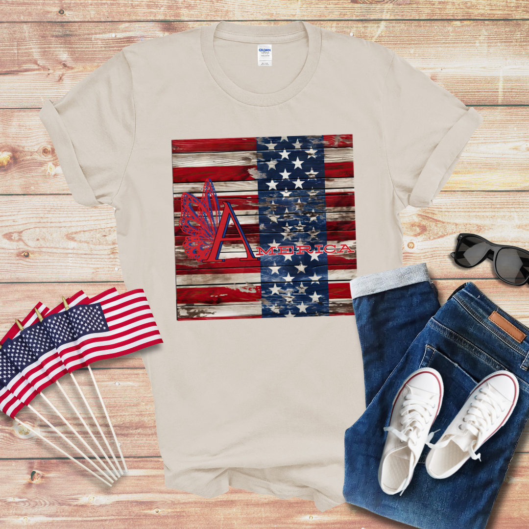 America 3 Unisex Softstyle T-Shirt