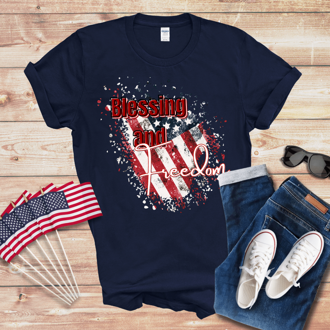 Blessing and Freedom Unisex Softstyle T-Shirt