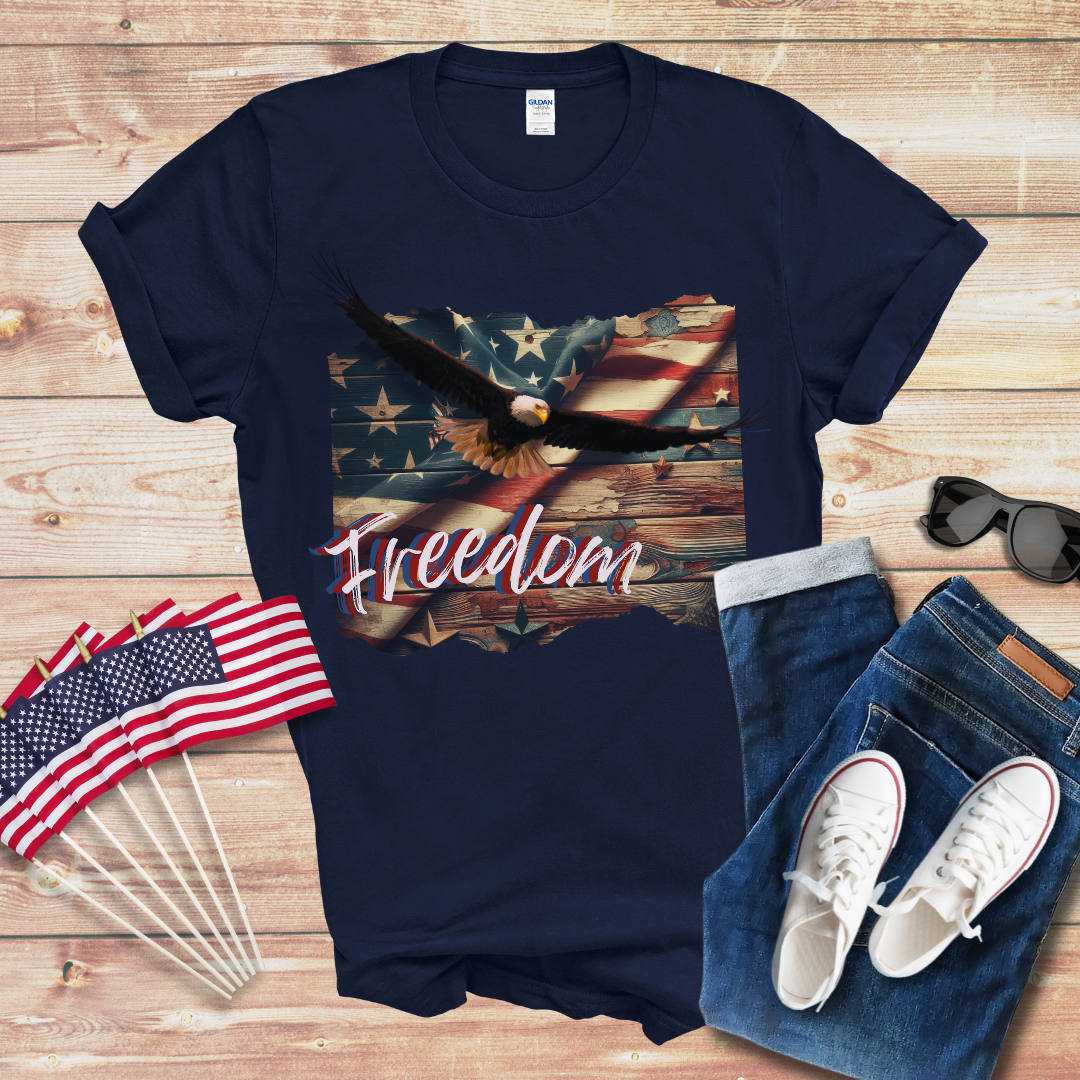 Freedom Eagle 1 Unisex Softstyle T-Shirt