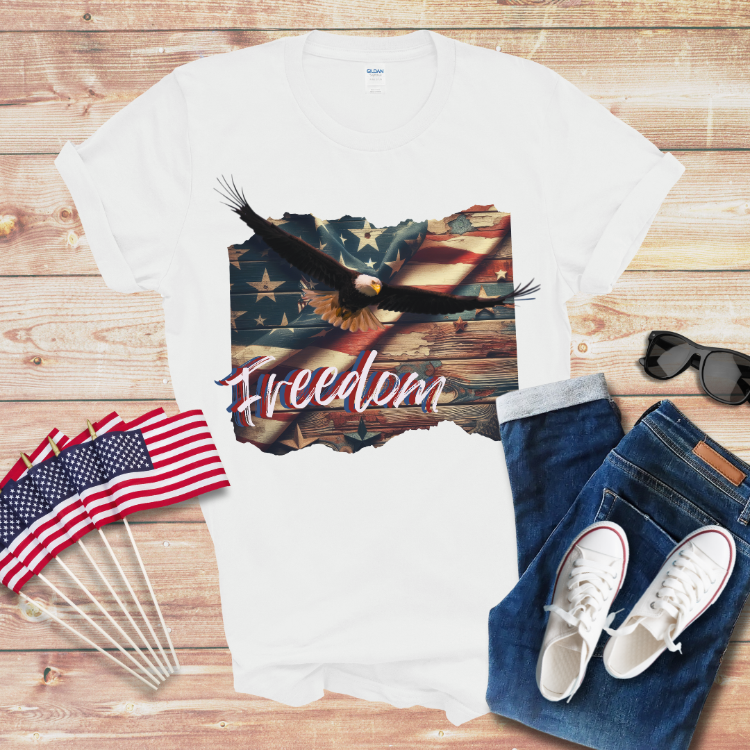 Freedom Eagle 1 Unisex Softstyle T-Shirt