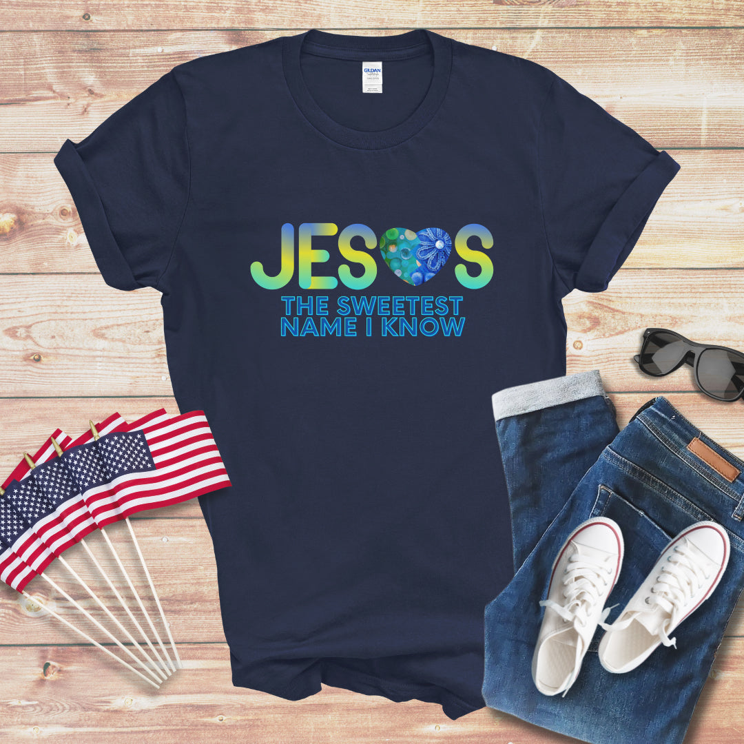 Jesus The Sweetest Name I Know 1 Unisex Softstyle T-Shirt