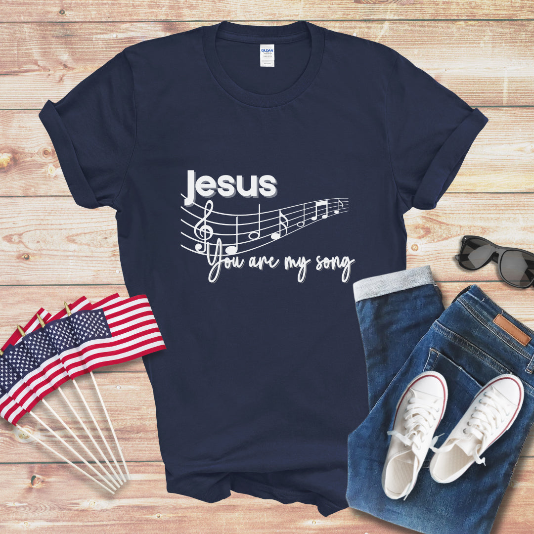 Jesus You are My Song Unisex Softstyle T-Shirt