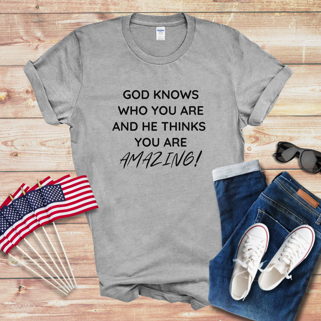 God Knows Said Unisex Softstyle T-Shirt