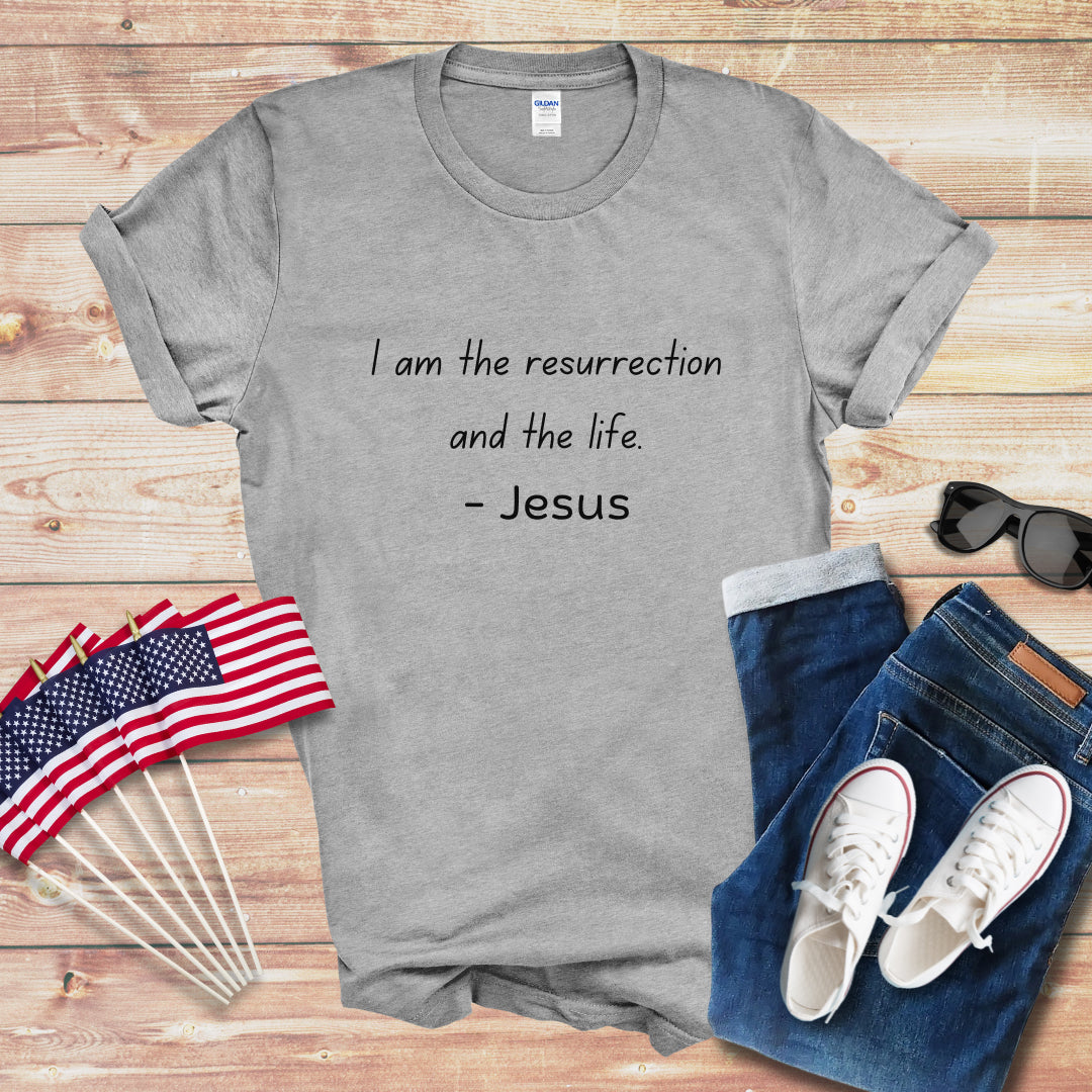 I am the Resurrection Unisex Softstyle T-Shirt