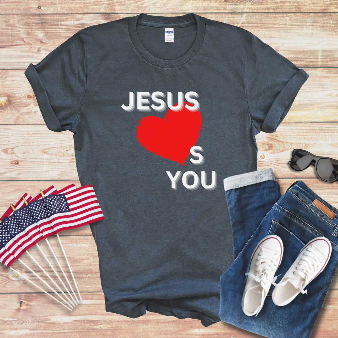 Jesus Hearts You Unisex Softstyle T-Shirt