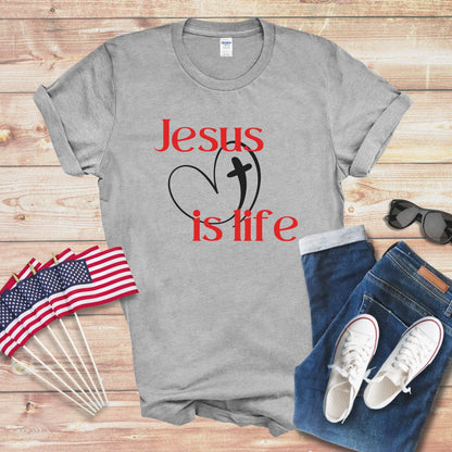 Jesus is Life 3 Unisex Softstyle T-Shirt