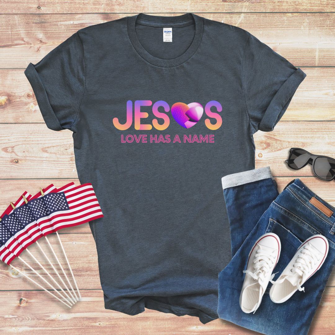 Jesus Love Has a Name 1 Unisex Softstyle T-Shirt