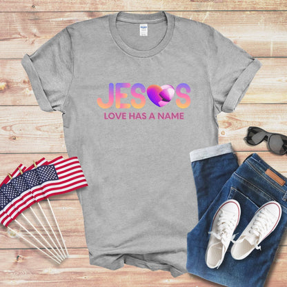 Jesus Love Has a Name 1 Unisex Softstyle T-Shirt