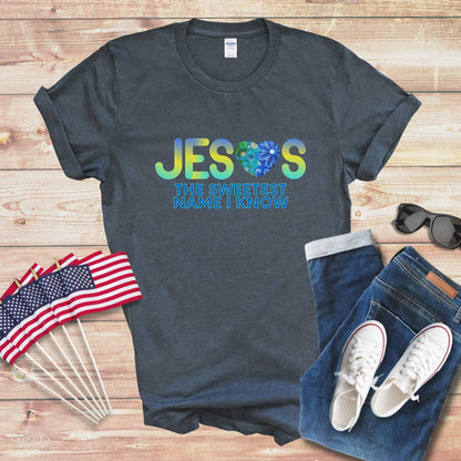 Jesus The Sweetest Name I Know 1 Unisex Softstyle T-Shirt