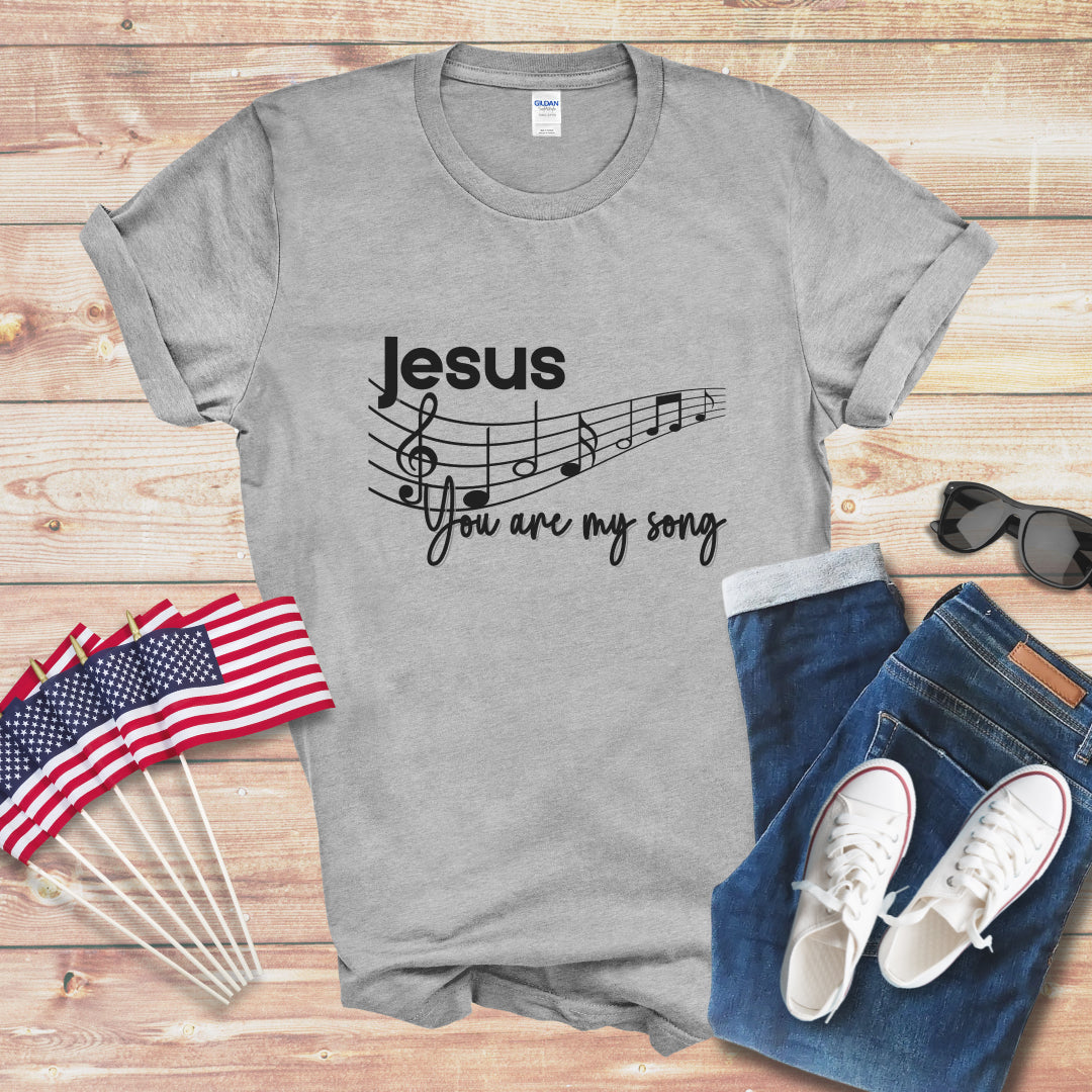 Jesus You are My Song Unisex Softstyle T-Shirt