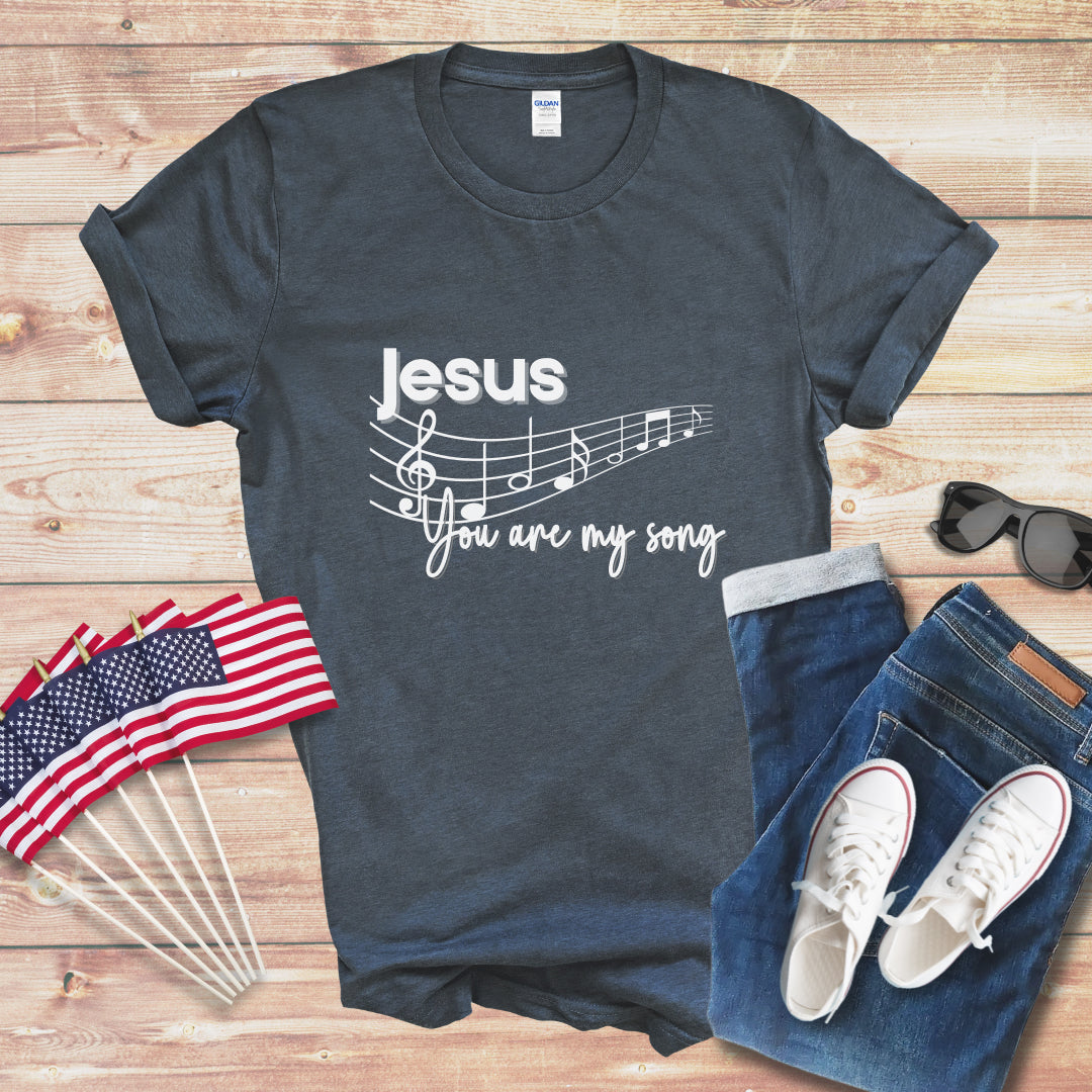 Jesus You are My Song Unisex Softstyle T-Shirt