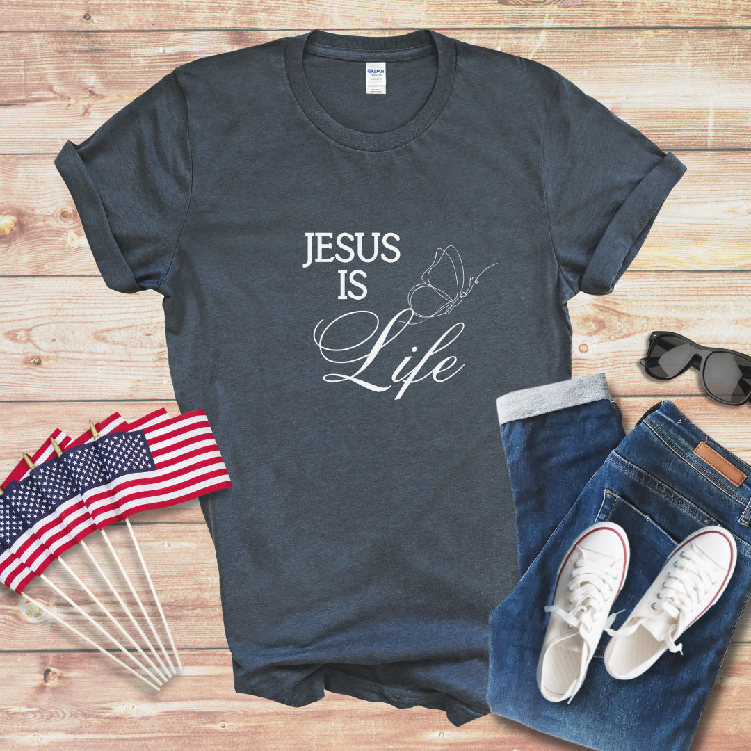 Jesus is Life 4 Unisex Softstyle T-Shirt