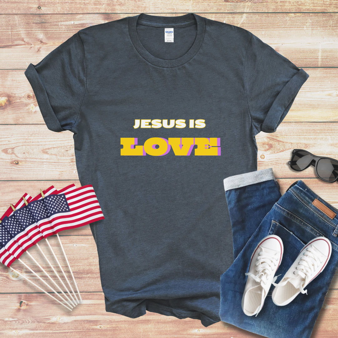 Jesus is Love 1 Unisex Softstyle T-Shirt