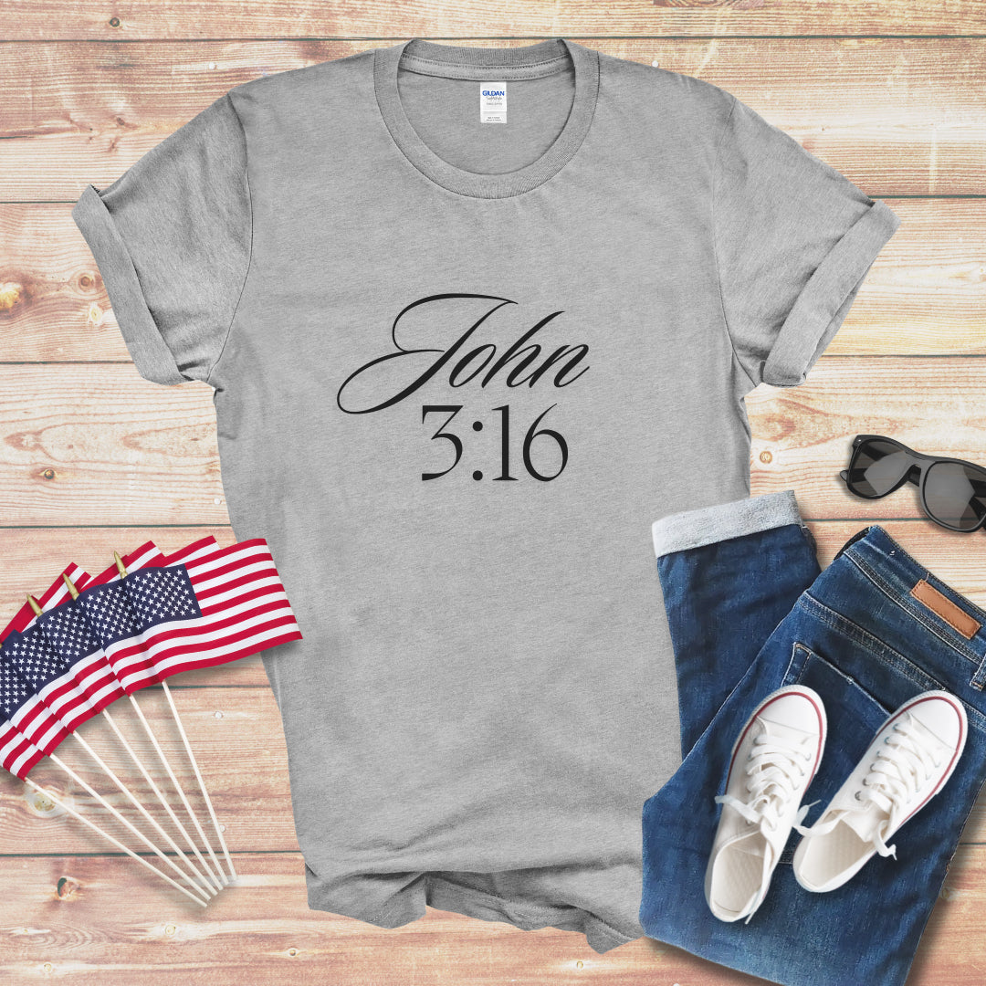 John 3:16 Unisex Softstyle T-Shirt