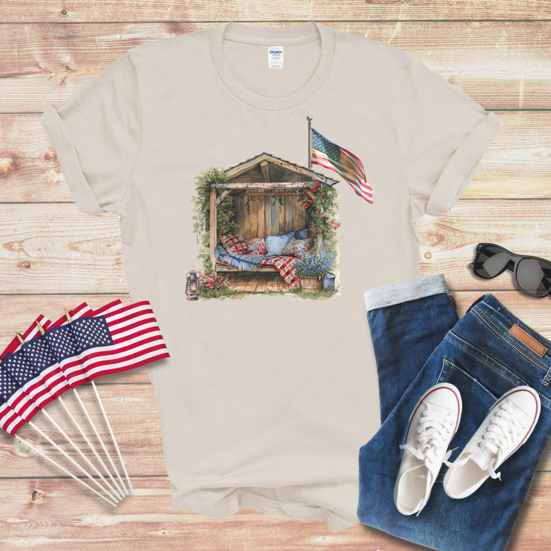 The Comfortable Patriot Unisex Softstyle T-Shirt