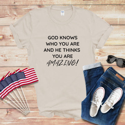 God Knows Said Unisex Softstyle T-Shirt