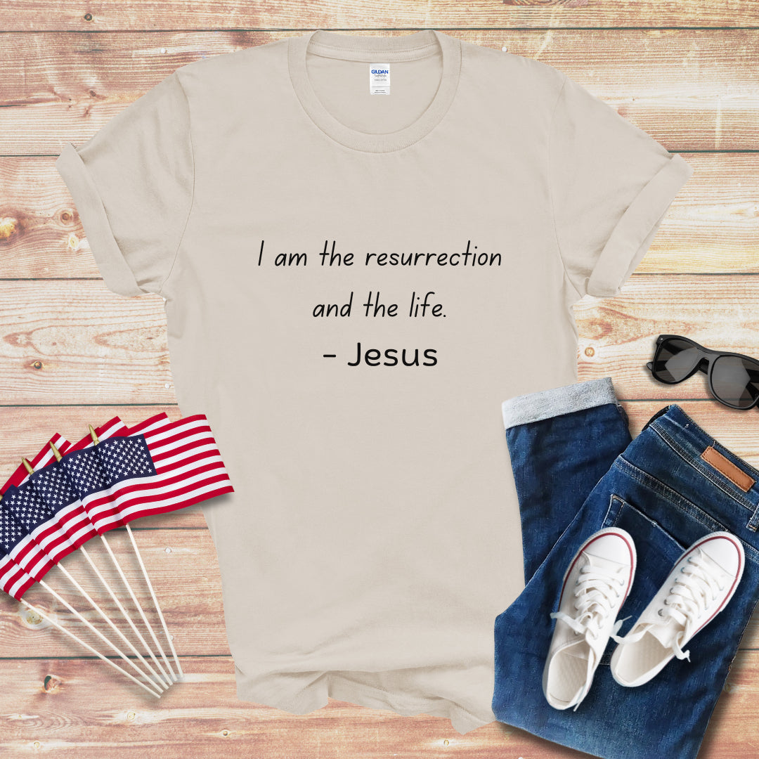 I am the Resurrection Unisex Softstyle T-Shirt