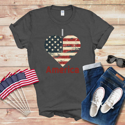I Love America 1 Unisex Softstyle T-Shirt