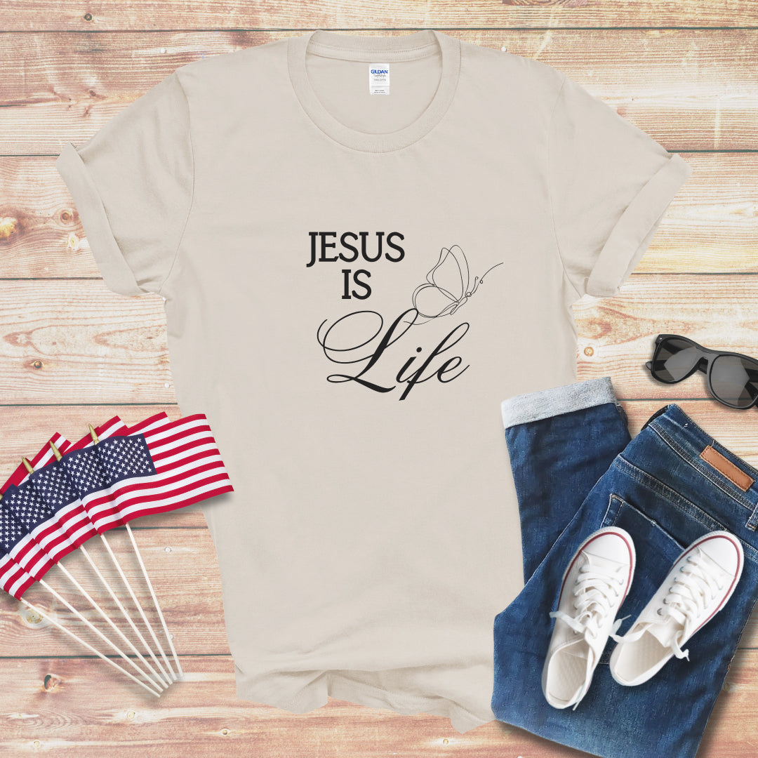 Jesus is Life 4 Unisex Softstyle T-Shirt