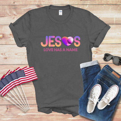 Jesus Love Has a Name 1 Unisex Softstyle T-Shirt