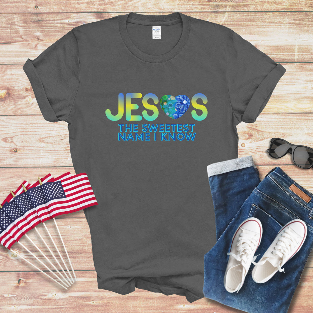 Jesus The Sweetest Name I Know 1 Unisex Softstyle T-Shirt