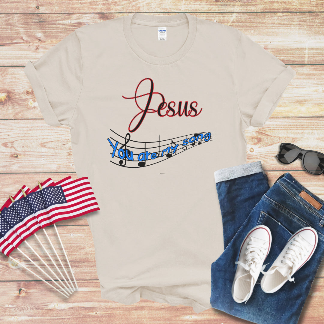 Jesus You are My Song 2 Unisex Softstyle T-Shirt