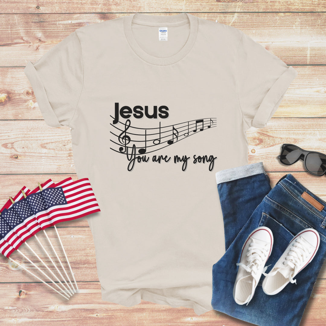 Jesus You are My Song Unisex Softstyle T-Shirt