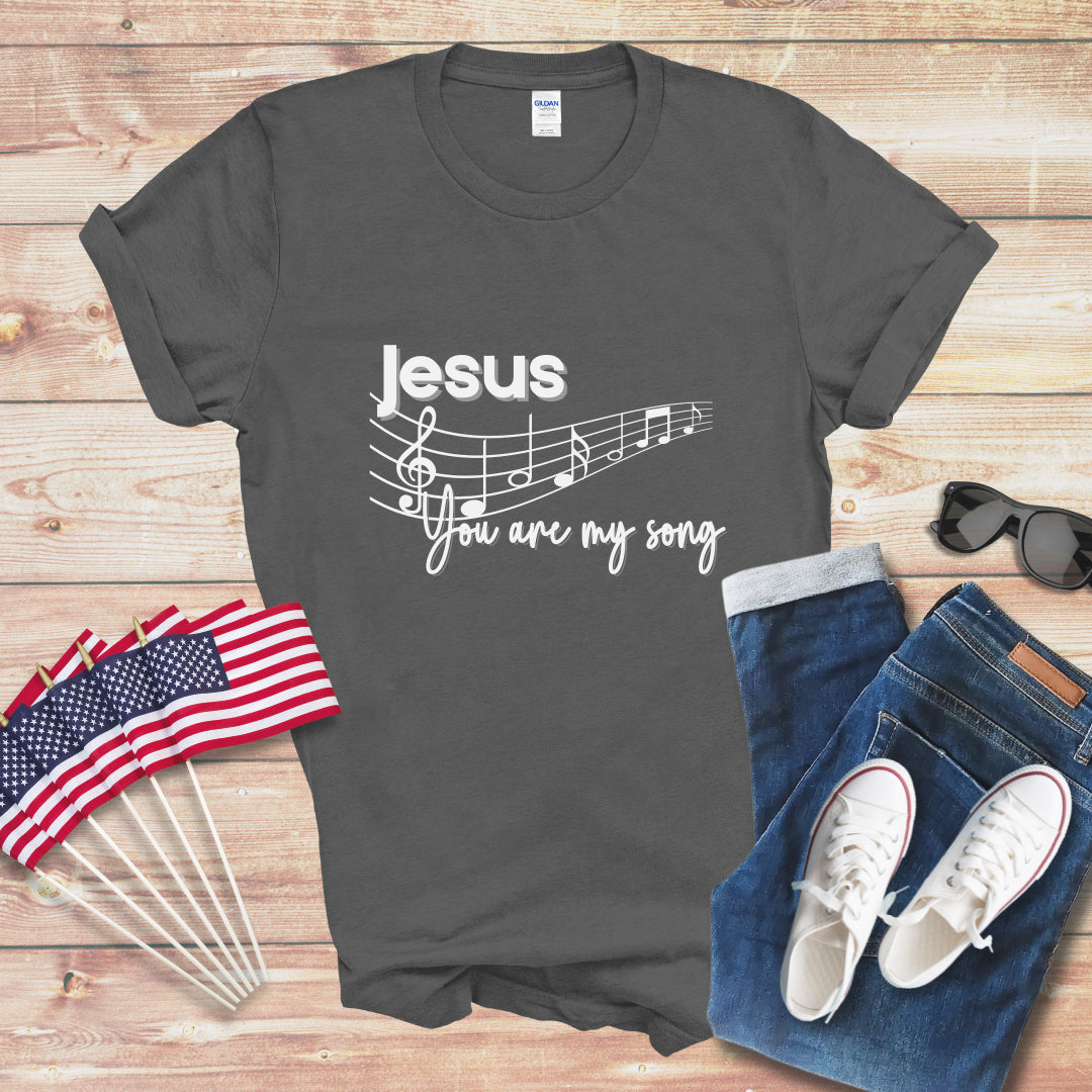 Jesus You are My Song Unisex Softstyle T-Shirt