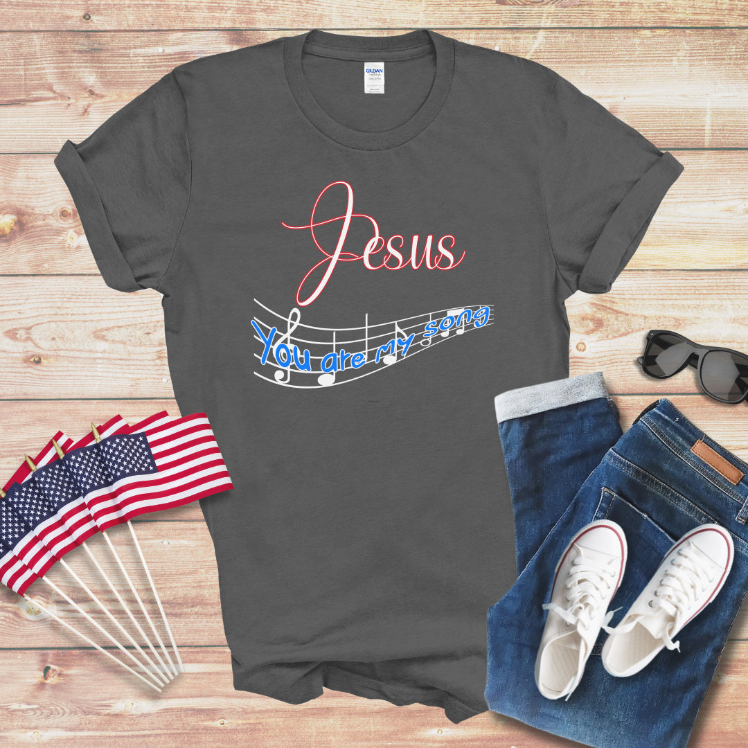 Jesus You are My Song 2 Unisex Softstyle T-Shirt