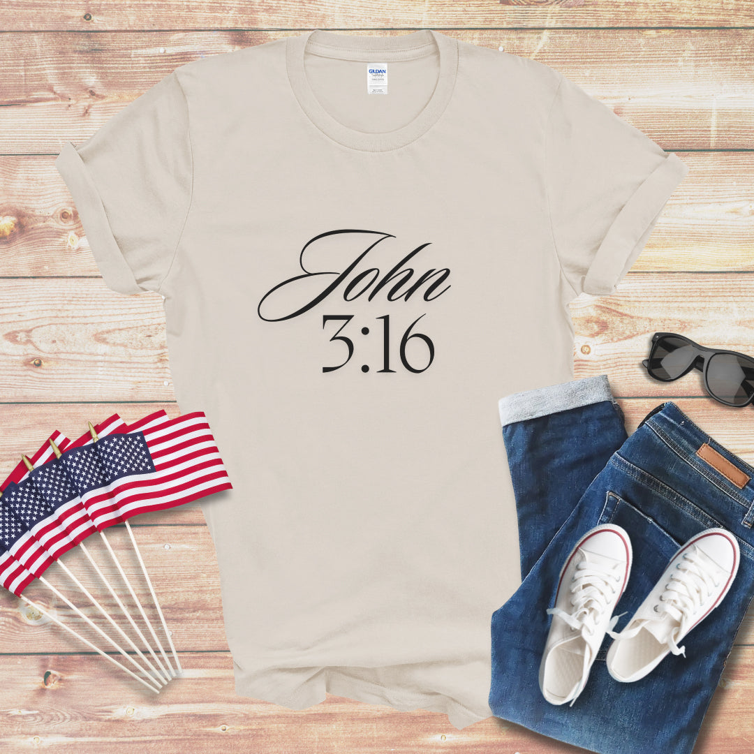 John 3:16 Unisex Softstyle T-Shirt