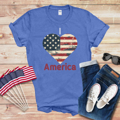 I Love America 1 Unisex Softstyle T-Shirt