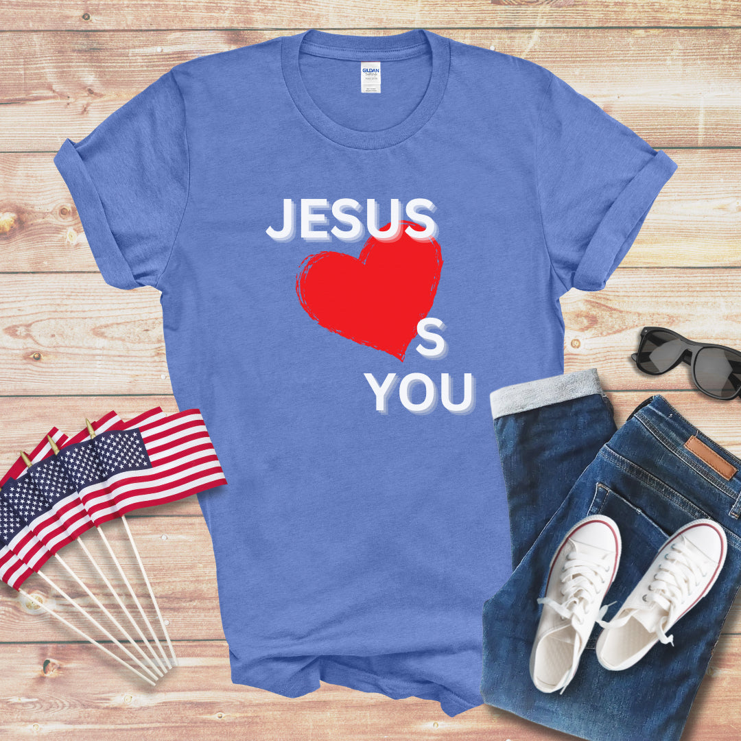 Jesus Hearts You Unisex Softstyle T-Shirt