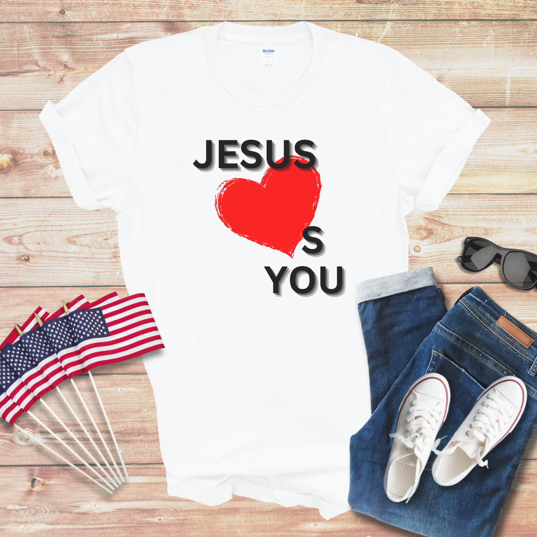 Jesus Hearts You Unisex Softstyle T-Shirt