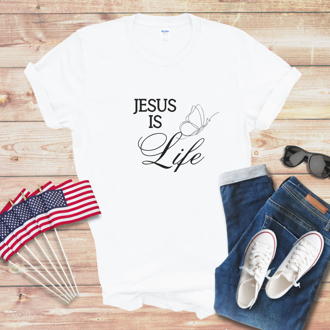 Jesus is Life 4 Unisex Softstyle T-Shirt