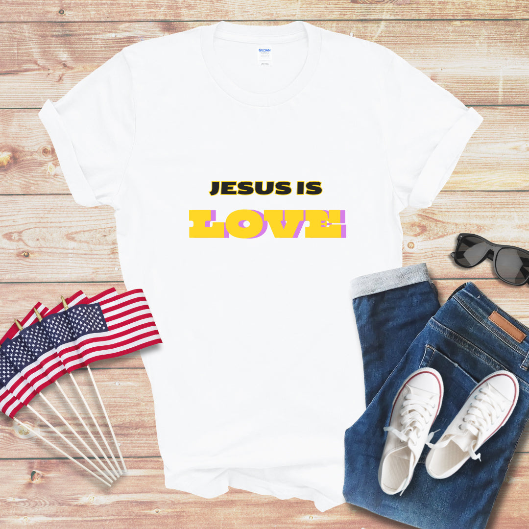 Jesus is Love 1 Unisex Softstyle T-Shirt